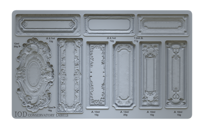 Conservatory Labels IOD Mould