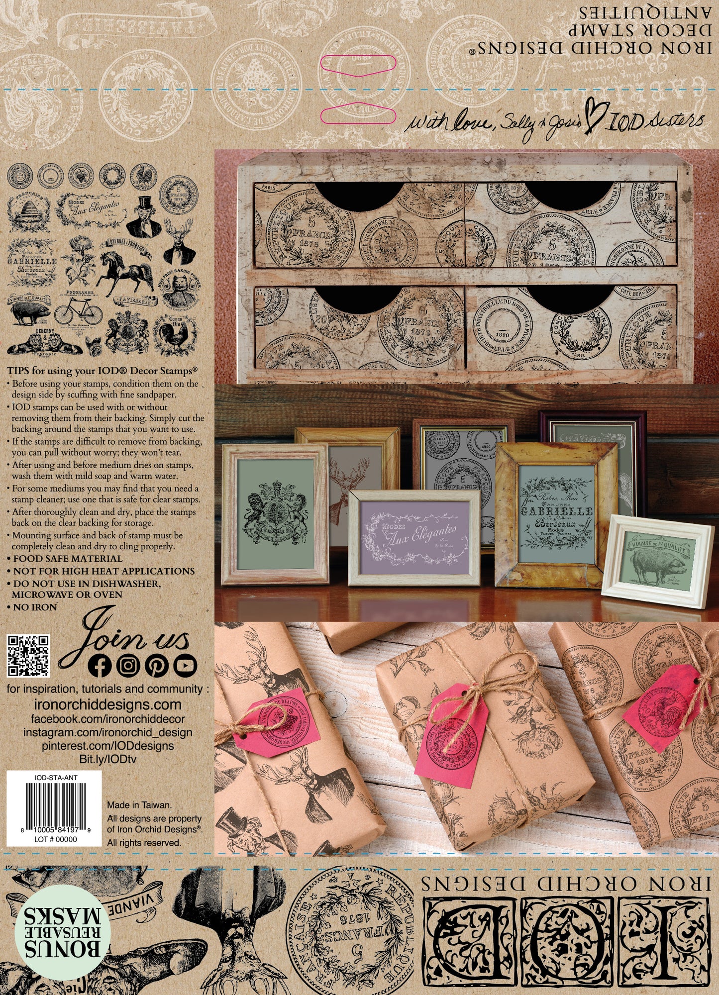 Antiquities Stamp Packaging