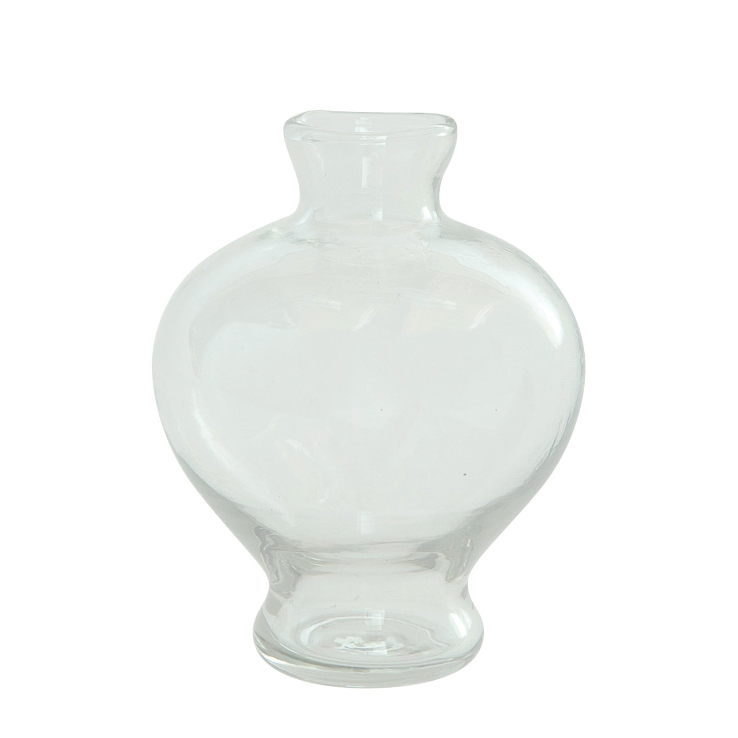 Glass Footed Vase