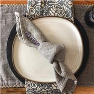 Solid Dinner Napkins Dove Gray