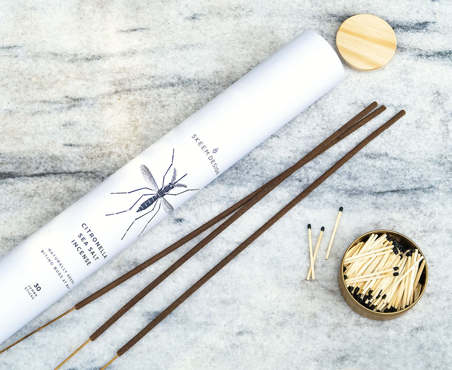 Jumbo Citronella Sea Salt Incense