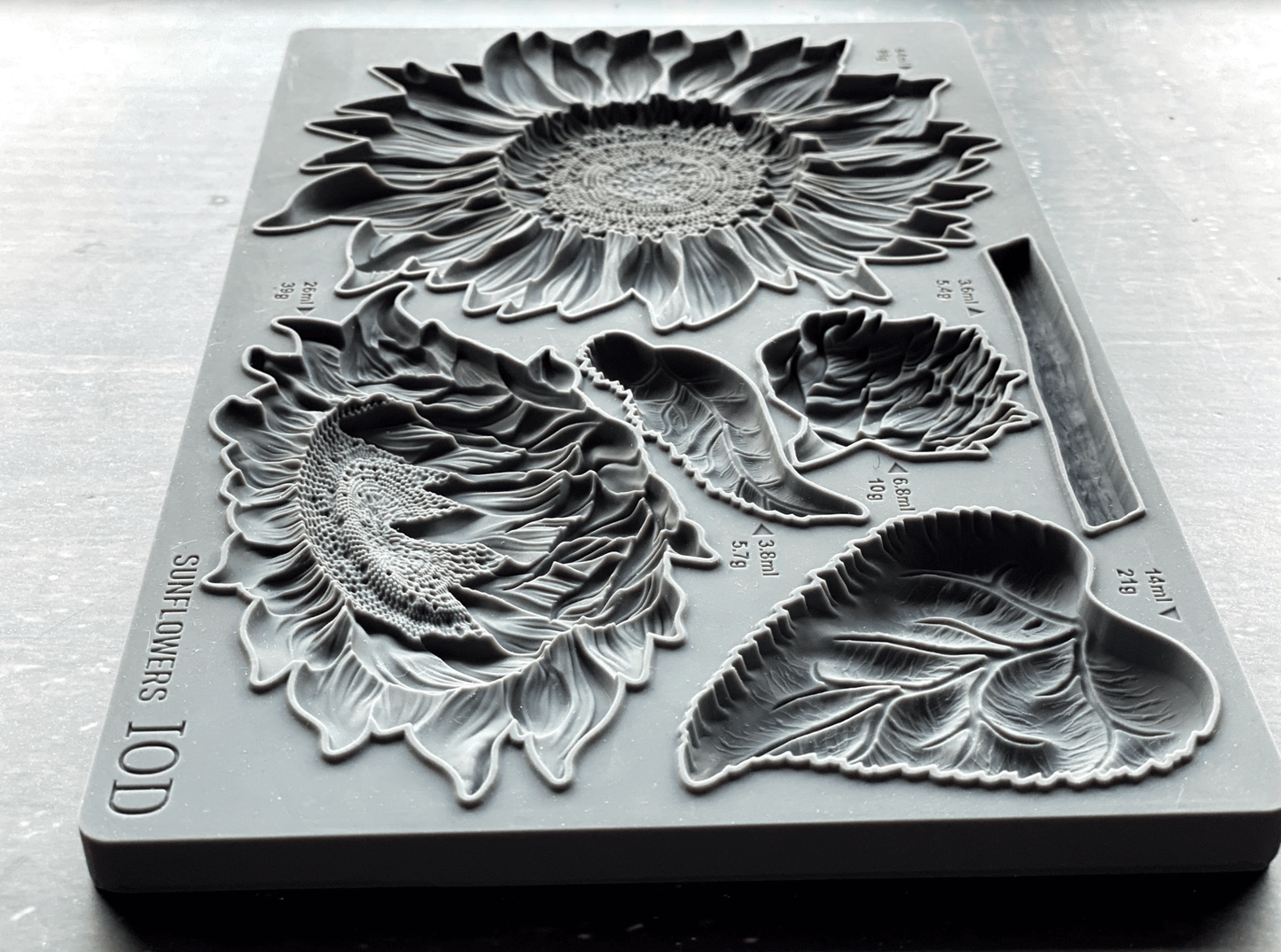 IOD Sunflowers Moulds by Iron Orchid Designs